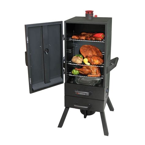 lowes vertical smoker|vertical charcoal smoker clearance.